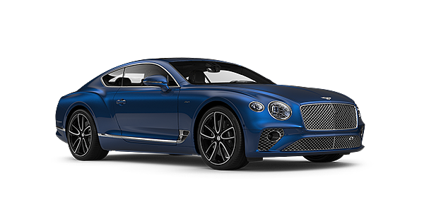 Bentley Sydney Bentley GT Azure coupe in Sequin Blue paint front 34