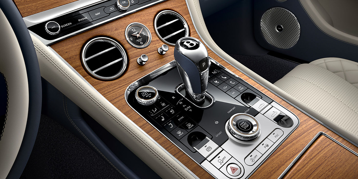 Bentley Sydney Bentley Continental GTC Azure convertible front interior console detail